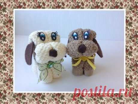 PERRITO HECHO CON TOALLITA FACIAL.- DOGGY FACECLOTH . - YouTube