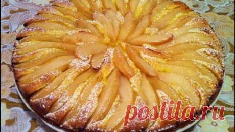 Пирог с Грушами_Грушевый Пирог_Pear Pie_Простой и Быстрый Рецепт(Очень Вкусно)