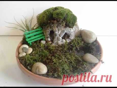 How to Sculpt A fairy House and Garden With Polymer Clay