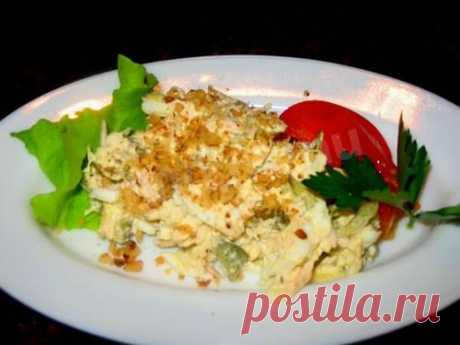 Салат из кальмара с грецкими орехами рецепт с фото - 1000.menu