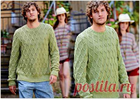 Вяжем мужской свитер. 5 вариантов спицами – Paradosik Handmade - вязание для начинающих и профессионалов