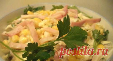 Салат с капустой и кальмарами – рецепт с фото / Простые рецепты