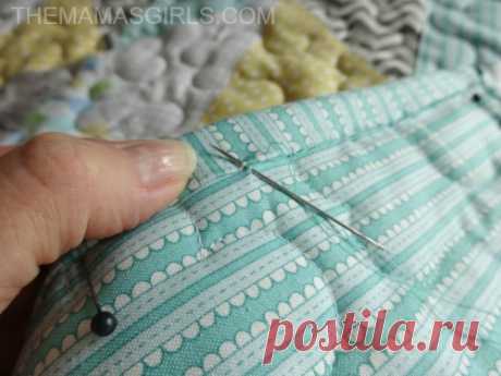 The Easy Way to Bind a Quilt – Tutorial