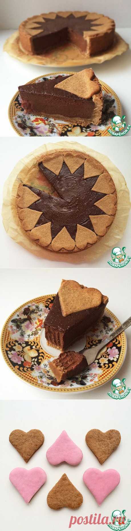 Шоколадный пирог с шоколадным крем-муссом - кулинарный рецепт