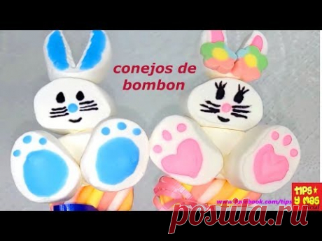 ¡COMO HACER CONEJOS DE BOMBÓN! ECONÓMICAS PARA REGALAR O VENDER/PASCUA🐰 🐰 🐰