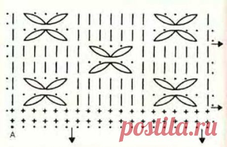 Узор из шишечек 7 » Вязание, вязание спицами, вязание крючком, Схемы вязания, вышивание, макраме, бисероплетение - все это на нашем сайте