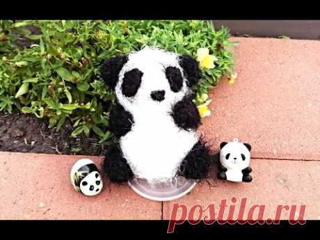 Diy: how to make a panda using my super easy way - YouTube