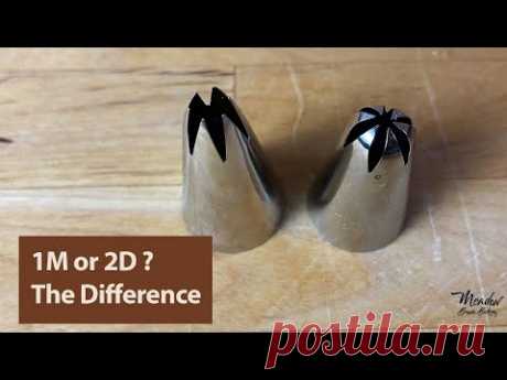 Wilton 1m vs 2d rosette : What is the difference between Wilton 1M and 2D? 2D piping tip rose