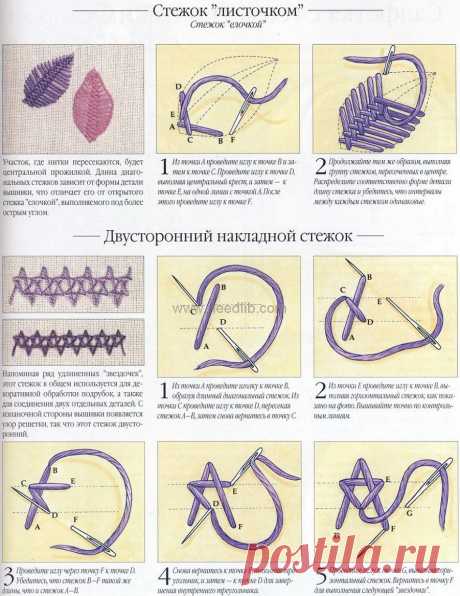 уроки вышивки гладью для начинающих - Поиск в Google