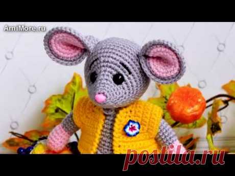 Амигуруми: схема Мышонок Тинки. Игрушки вязаные крючком - Free crochet patterns.