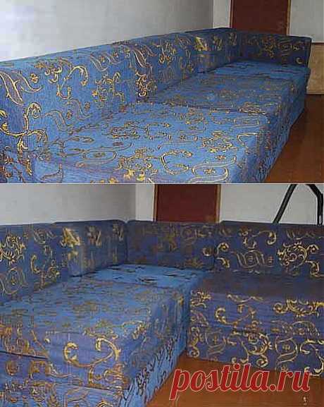 Бескаркасный диван своими руками: инструкция от мастеров