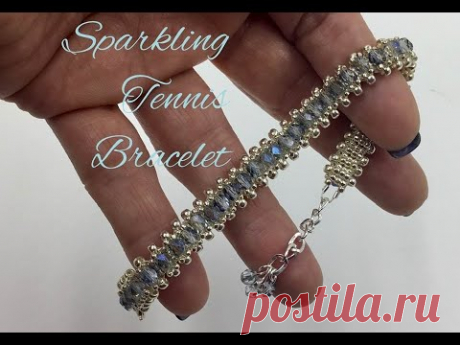 Sparkling Tennis Bracelet Tutorial