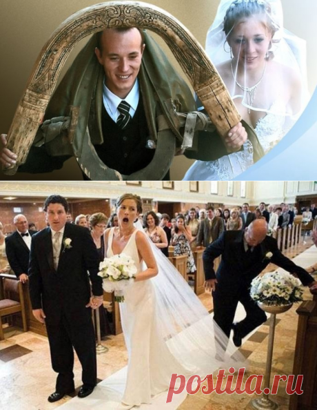 Необычные свадебные фотографии