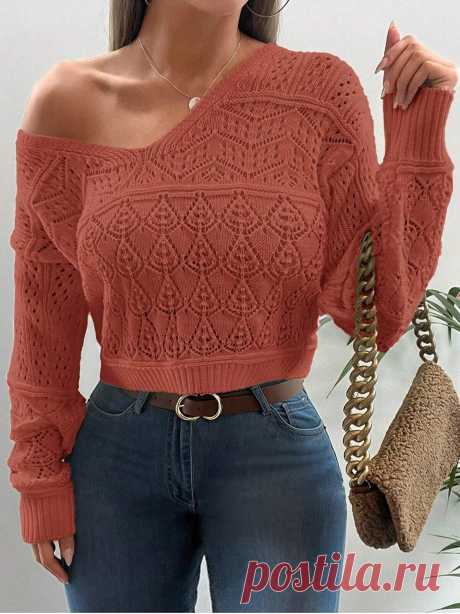 Ажурный пуловер, схемы узоров