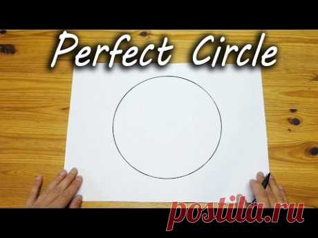 How to Draw a Perfect Circle Freehand - YouTube
