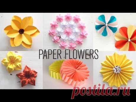 6 Easy Paper Flowers