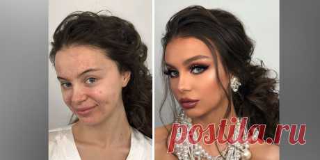 На фото показали невест до и после нанесения макияжа. Результат поражает  / Новости