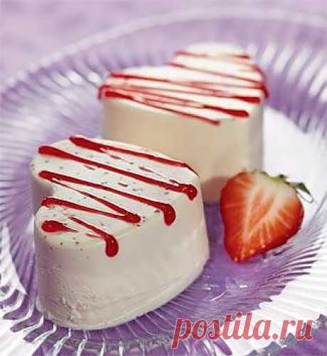 Паннакота с вишнёвым соусом, десерт. Пошаговый рецепт с фото на Gastronom.ru