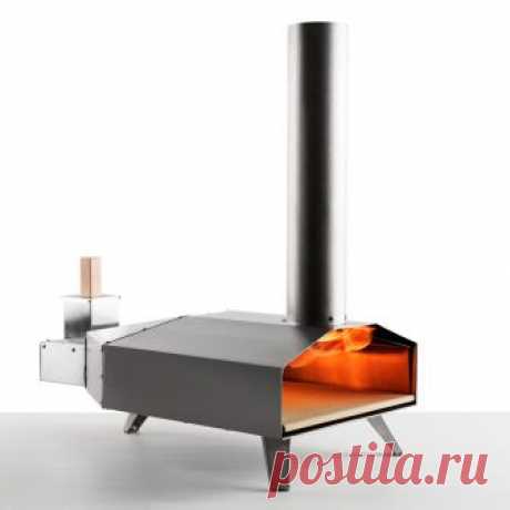 Uuni 3 - Portable Wood Pellet Pizza Oven This portable stainless steel pizza oven uses wood pellets to quickly heat up to a staggering 932 degrees F, allowing you to bake authentic wood-fired pizzas in only 60 seconds.