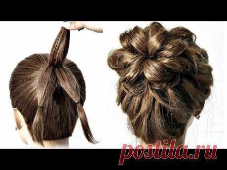 Топ 8 САМЫХ БЫСТРЫХ ВЫСОКИХ ПУЧКОВ НА КОРОТКИЕ ВОЛОСЫ. TOP 8 FASTEST BUNCHES FOR SHORT HAIR.