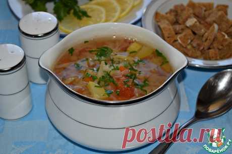 Овощной суп с сельдереем &quot;Лёгкость&quot; Кулинарный рецепт