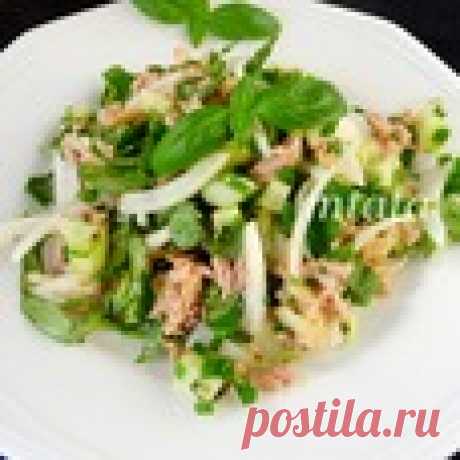 Салат с огурцом и тунцом – кулинарный рецепт