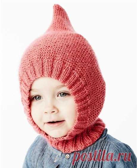 Очень удобная шапочка для ребенка (Вязание спицами) — Журнал Вдохновение Рукодельницы