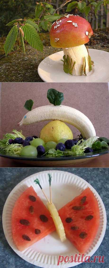 Как красиво нарезать фрукты