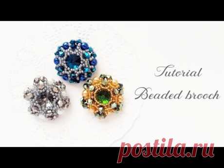 #МК - Брошь из бисера | #Tutorial - beaded brooch