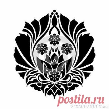 Photo by Nirbhay Kumar on dreamstime
 · · · vector-black-white-indian-floral-elements-design-base-element-design-textile-printing-embroidery-use