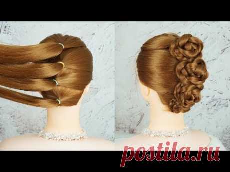 Прическа 2019 - Прическа Легкая - Прическа На Выпускной 💖 5 Minute Crafts Hairstyles French Braid