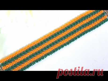 Bead bracelet/Diy Bracelet/Bracelet/Tutorial/Браслет из бисера/Браслет своими руками/Натали Амапола