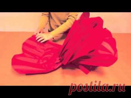 ▶ How to Make GIANT Tissue Paper Flowers - YouTube