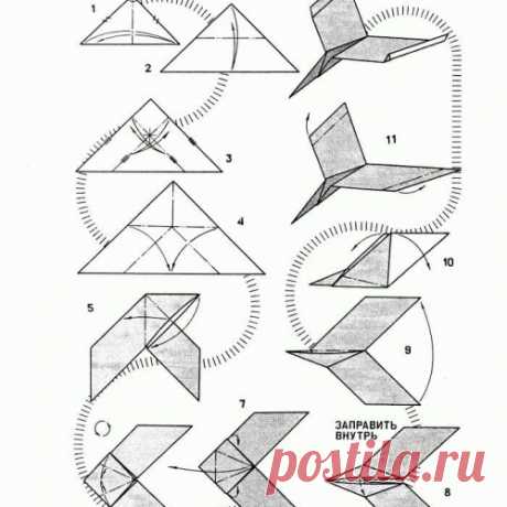 Как сложить разные модели бумажных самолетиков