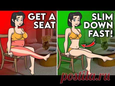 Unbelievable! Sit 10 Min/day For Flat Belly & Slim Thighs!