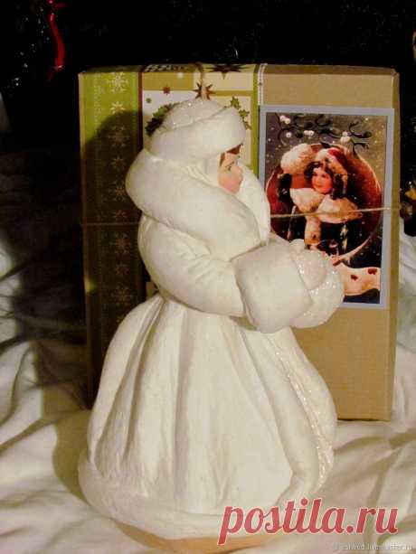 Снегурочка Ретро большая 2 - из ваты – купить в интернет-магазине на Ярмарке Мастеров с доставкой - EMSZXRU | Москва