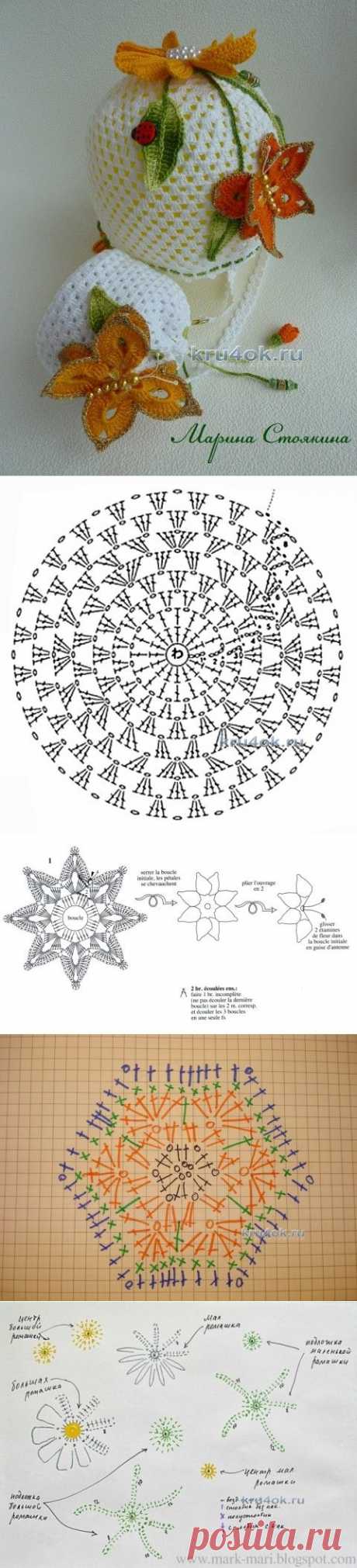 Сумочка и шапочка для девочки — работы Марины Стоякиной - вязание крючком на kru4ok.ru