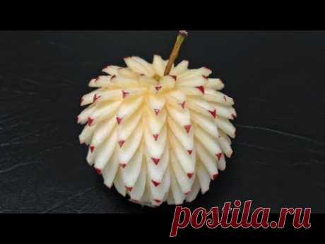 Best Apple Mothers Day Flower - Int Lesson 5 By Mutita Thai Art Of Fruit And Vegetable Carving