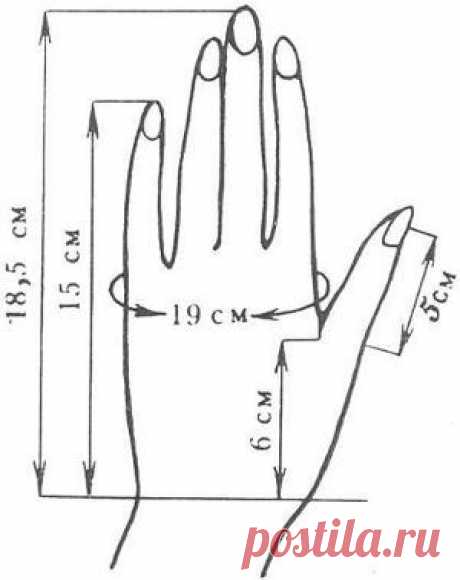 Как правильно снять мерки для варежек, перчаток? | Золотые Руки