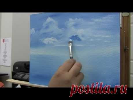 Learn To Paint Clouds - YouTube