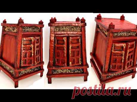 #crafts Antique Furniture | Decoration Piece | Room Decor Idea || How to make :