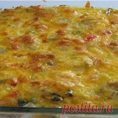 Куриная запеканка «Плезир» — эту вкуснотищу стоит попробовать. Несложное блюдо из курятины и овощей которое никогда не надоедает