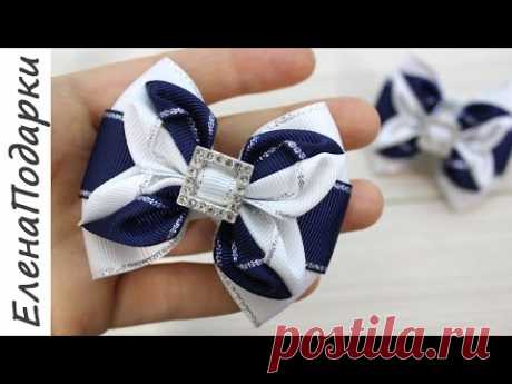 🎀 Стильные школьные бантики 🎀 DIY мастер-класс ЕлненаПодарки