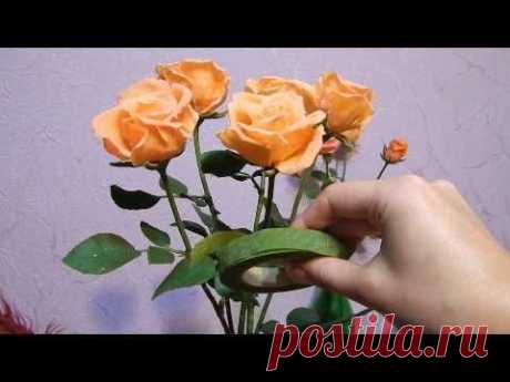 Советы по лепке розы из холодного фарфора