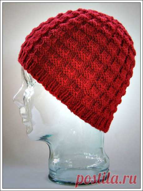 Шапка и шарф спицами описание. Hats and scarves knitting description |