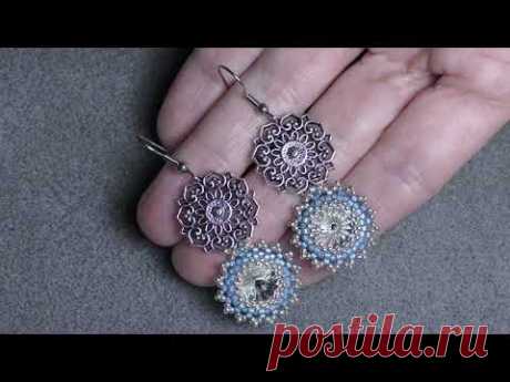 Tutorial:   Very easy Earrings with filigree. Не сложные сережки с филигранью.