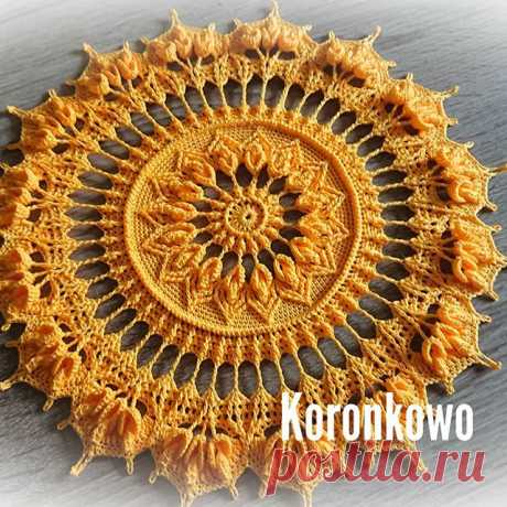 Trochę słoneczka 😉
#serwetka#szydełkowanie#rękodzieło#вязаниекрючком#салфеткакрючком#doilies#crocheting