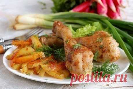 Шустрый повар.: Картофель с курицей в мультиварке