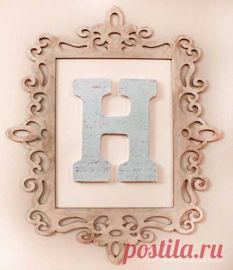 Monogram Wall Art - How to Nest for Less™