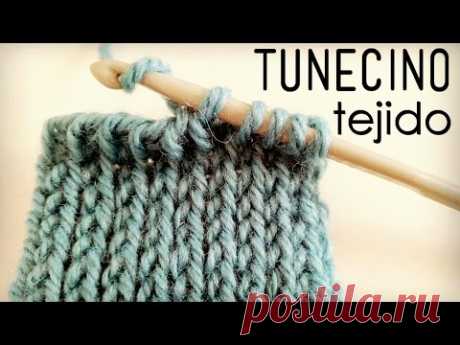 Punto "TEJIDO" Tunecino (Crochet Tunecino)